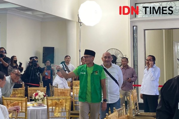 Datang ke Teuku Umar 9, Sandi Bakal Nonton Quick Count Bareng Ganjar