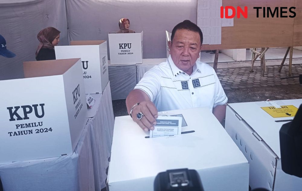 Gubernur Lampung Nyoblos, Butuh Waktu Buka dan Lipat Surat Suara