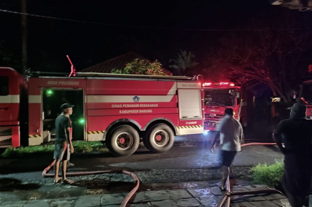 Kebakaran Vila Ahimsa di Mengwi, 2 Wisatawan Terluka