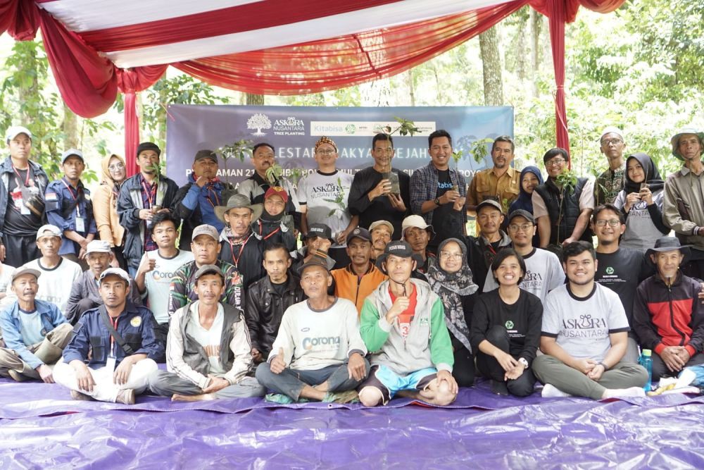 KTH Kabupaten Bandung Dapat Bantuan 21 Ribu Pohon Multiguna