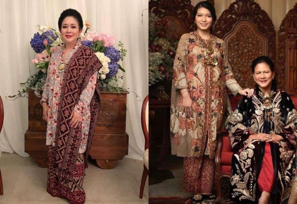 15 Adu Gaya Kebaya Titiek Soeharto Vs. Selvi Ananda