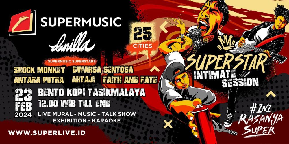 Ada Danilla Riyadi, Supermusic Intimate Session Digelar di Tasikmalaya