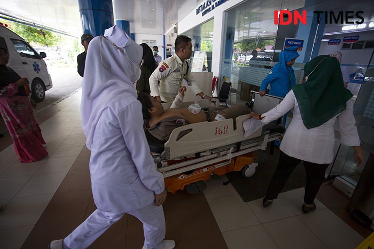 Korban Ledakan Gas di Semen Padang Menderita Luka Bakar 30 Persen