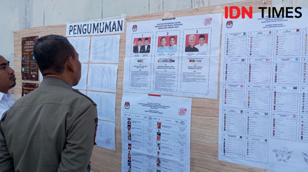 KPU Kota Mataram Putuskan 6 TPS Pemungutan Suara Ulang Pilpres
