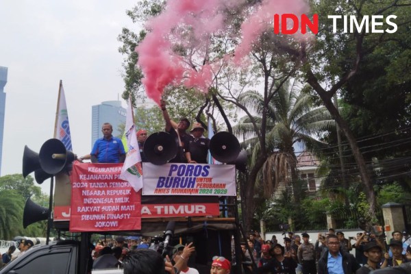 Demo KPU, Poros Buruh Sebut Komisi Penipuan Umum