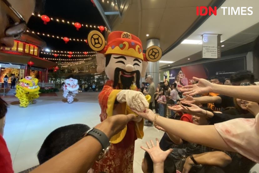 Meriahnya Perayaan Cap Go Meh di Delipark Mall Medan