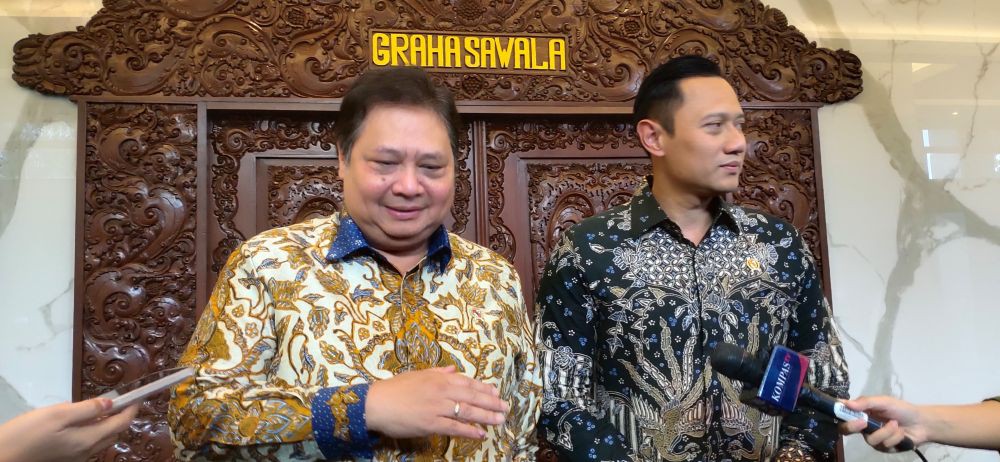 Airlangga Bahas Program Makan Siang Gratis, Gibran Irit Bicara