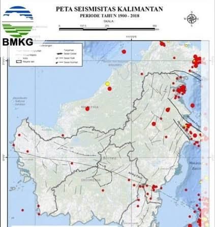 Sejarah Gempa di Kalimantan yang Berlangsung Ratusan Tahun