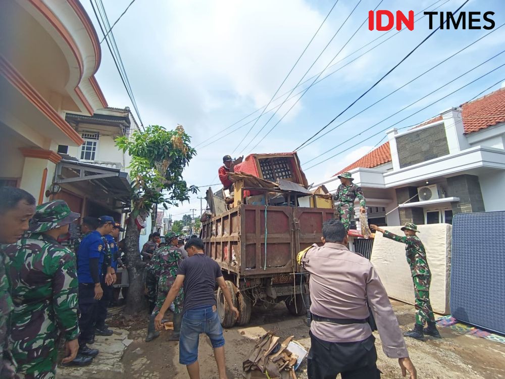 40 Titik di Bandar Lampung Diterjang Banjir, Ratusan Rumah Warga Rusak