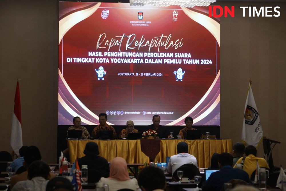 KPU Yogyakarta Mulai Proses Rekapitulasi Hitung Hasil 1.298 TPS