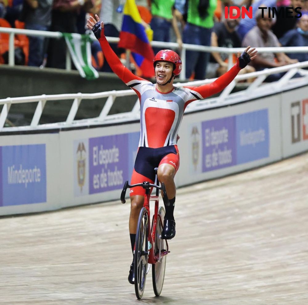 Atlet Sepeda Asal Pontianak Raih 2 Medali di Asian Track Cycling 2024