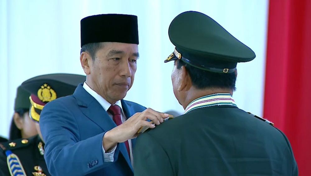Prabowo Dapat Kenaikan Pangkat Jenderal Kehormatan, ini Kata Gibran