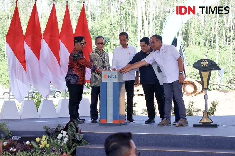 Presiden Jokowi Groundbreaking Sejumlah Kantor Bank di IKN