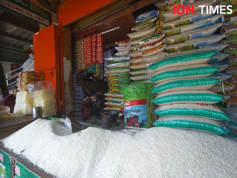 Harga Beras di Pasar Bandar Lampung Masih Tinggi, Rp17 Ribu per Kg