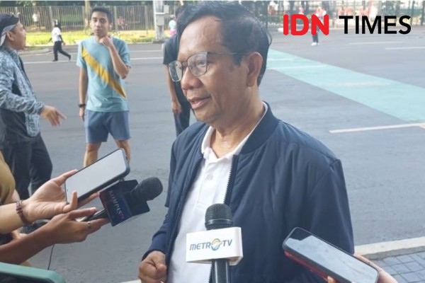Joging di GBK, Mahfud: Perjuangan Bela Demokrasi Harus Terus Jalan