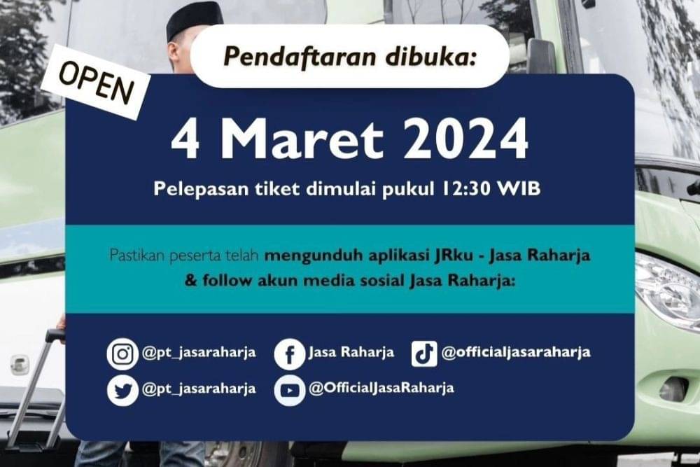 Cara Daftar Mudik Gratis Jasa Raharja 2024, Ini Syaratnya