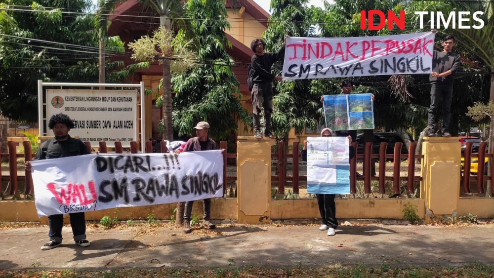 BKSDA Aceh Didemo, Protes Soal Dugaan Kerusakan SM Rawa Singkil