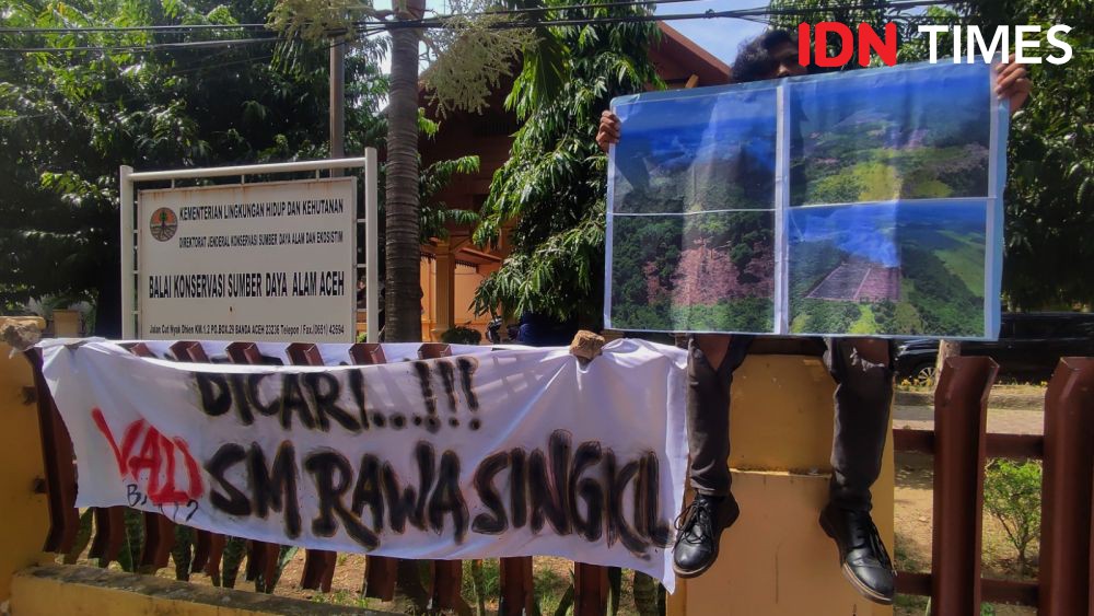 BKSDA Aceh Didemo, Protes Soal Dugaan Kerusakan SM Rawa Singkil