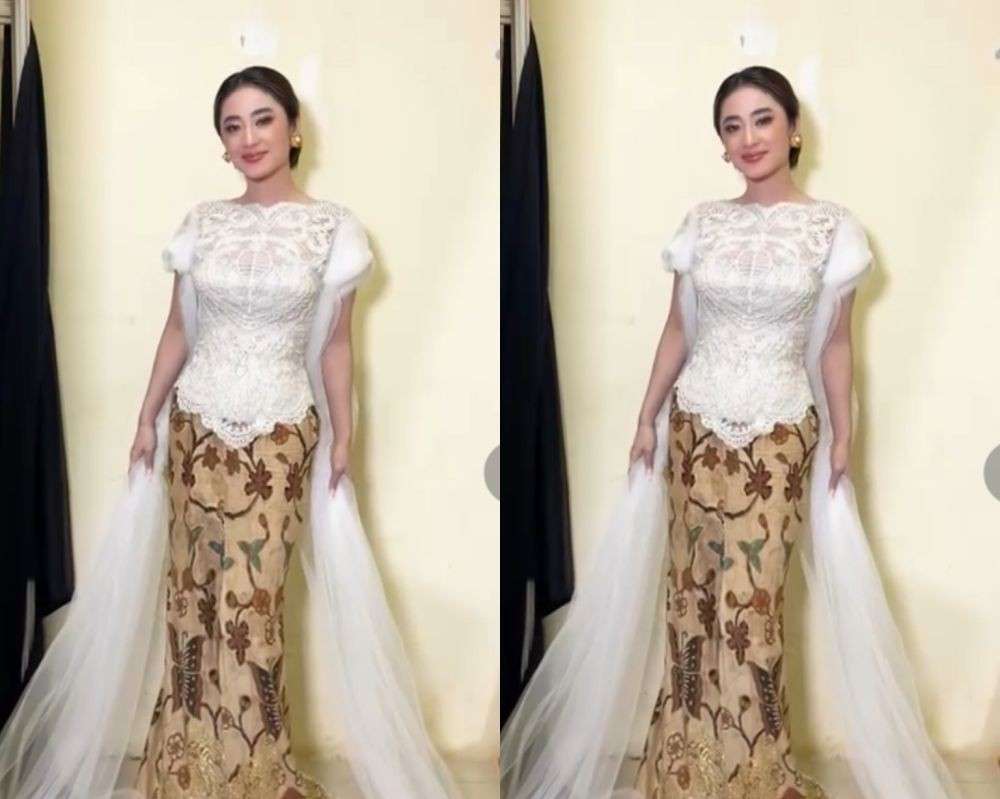 9 Inspirasi Kebaya Lamaran Dewi Perssik, Modelnya Kekinian