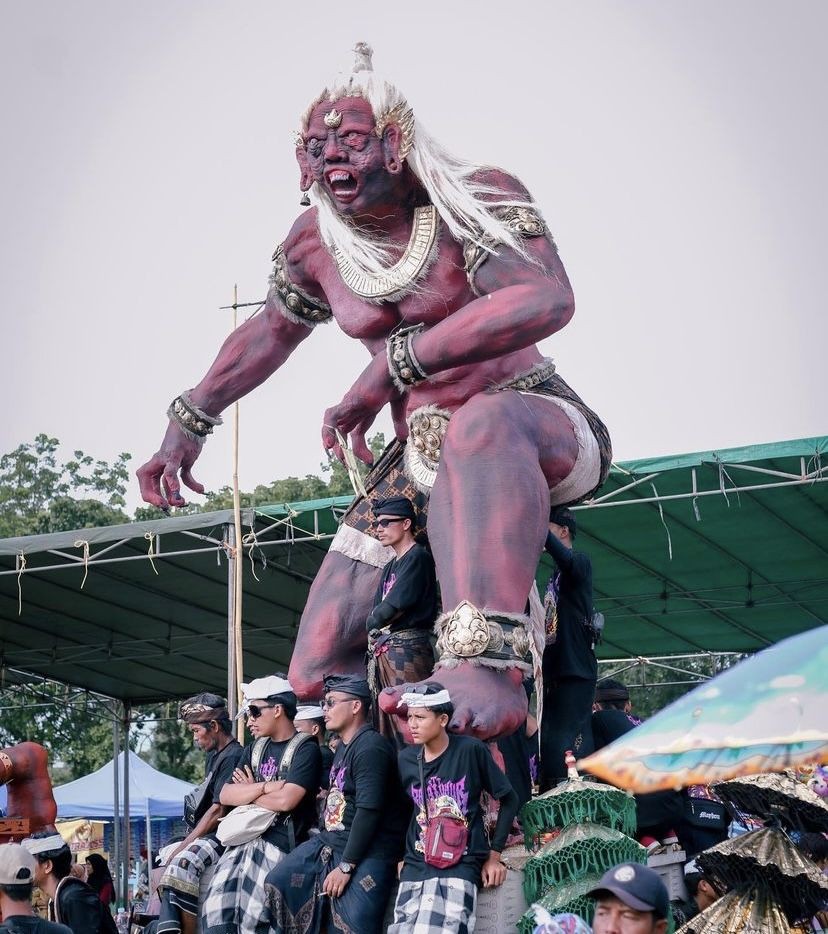 Potret dan Fakta Unik Parade Ogoh-ogoh 2024 di Lampung!