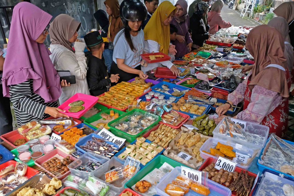 Suasana Meriah Wisata Belanja Ramadan di Samarinda 