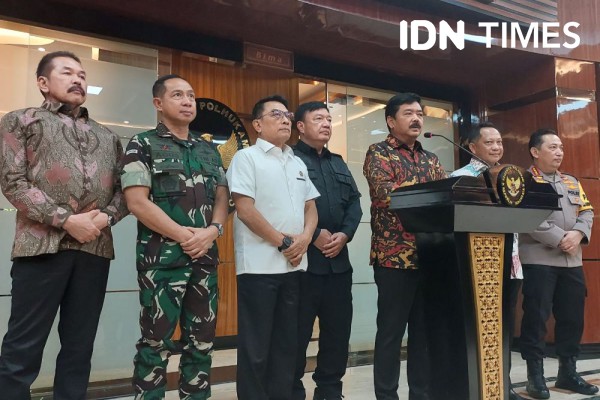 Menko Hadi Pimpin Rapat Pengamanan Hadapi Sengketa Hasil Pemilu 2024