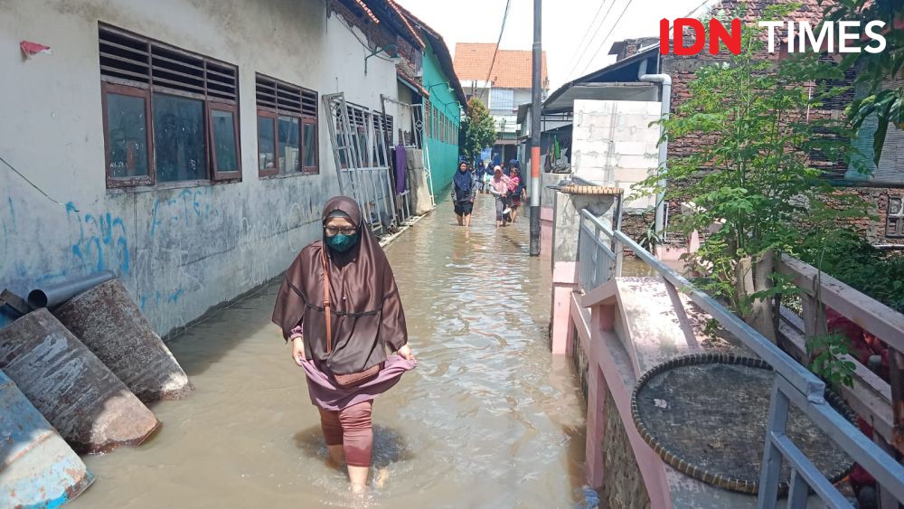 Sepekan Berlalu, Kawasan Genuk di Semarang Masih Tergenang Banjir 