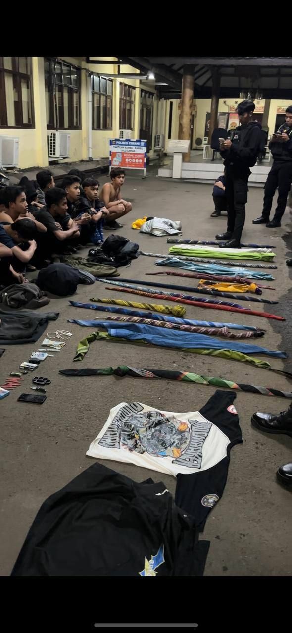 Perang Sarung Lagi, Polisi Tangkap 26 Remaja di Kota Cimahi