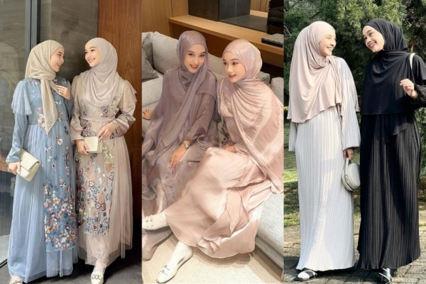 Style Hijab Matching, Referensi Style Bukber Bareng Bestie