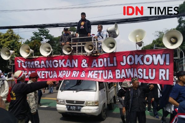 Demo KNPD di KPU Suarakan Empat Tuntutan, Tolak Pemilu Curang