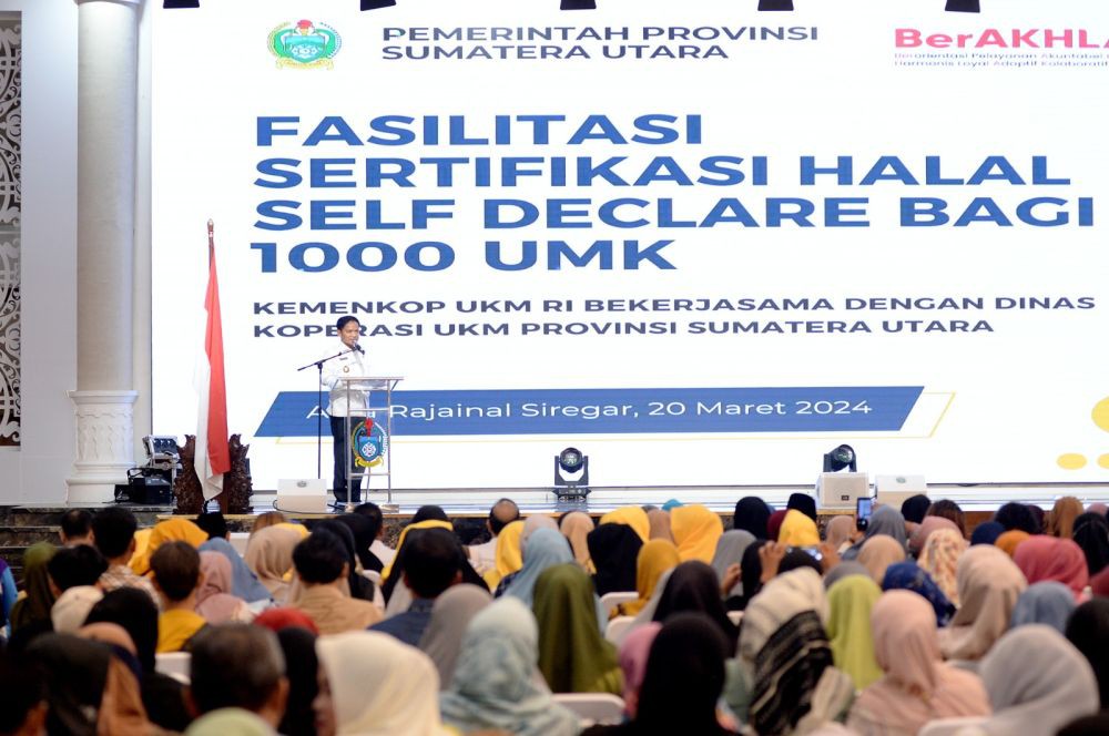 Geber UMKM, 1.000 Setifikat Halal Digelontorkan di Sumut