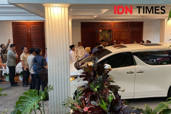 Prabowo Subianto Tiba di Kertanegara Menjelang Pengumuman Pemilu 2024