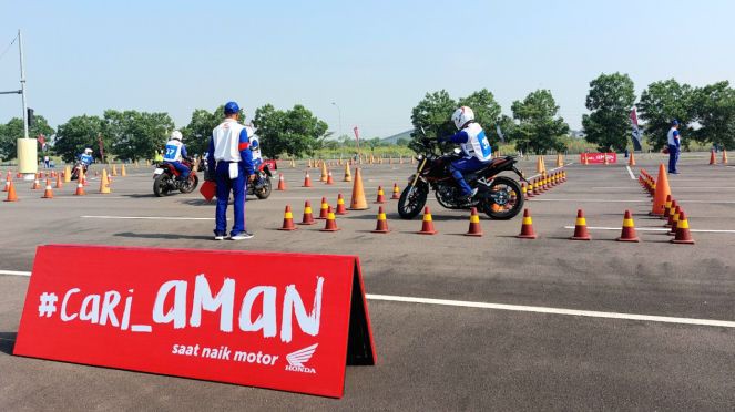 Lahirkan Bikers Cari Aman, Honda Gelar Kompetisi Safety Riding