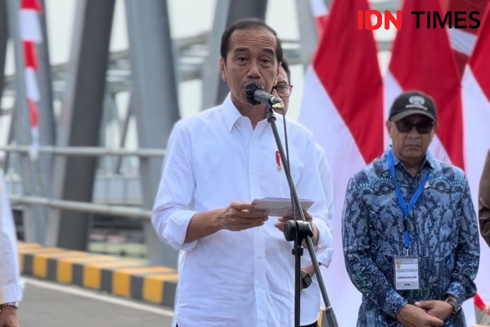 Presiden Jokowi Resmikan Duplikasi Jembatan Kapuas 1 Pontianak