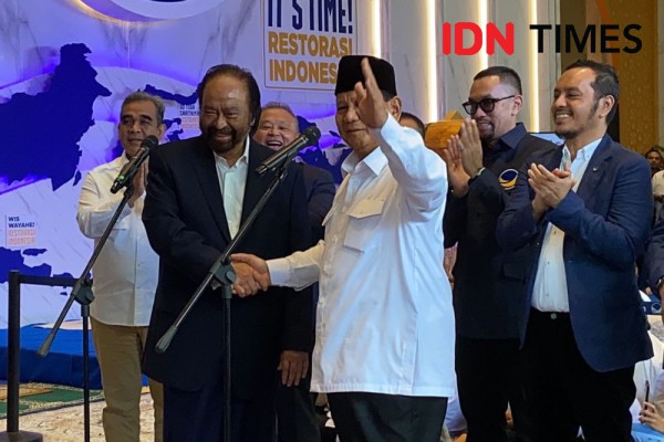 Jadi Parpol Pertama yang Beri Selamat, Sinyal NasDem Gabung Prabowo?