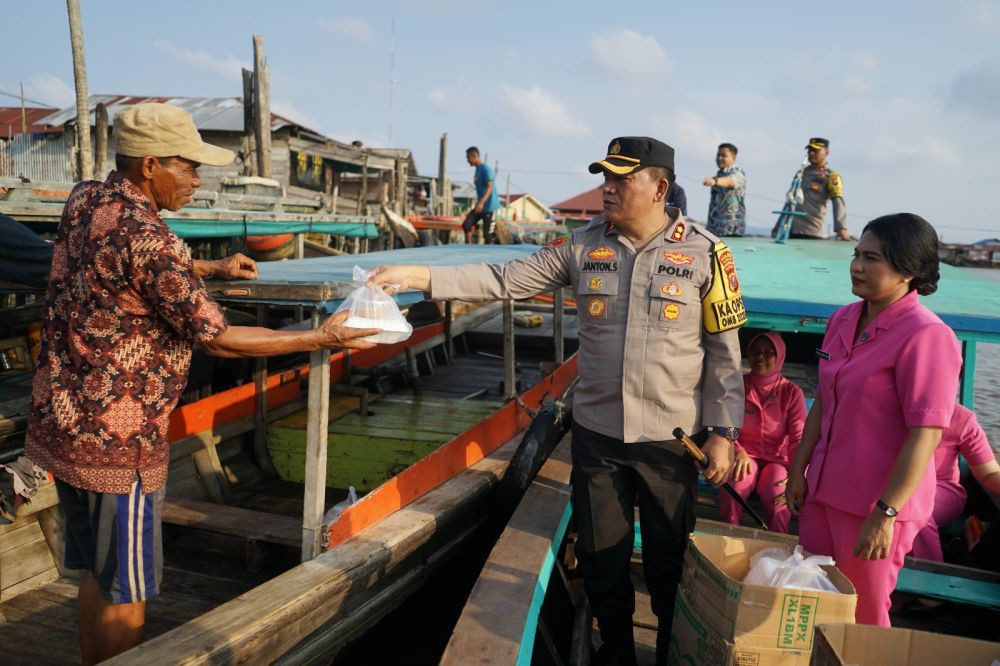 Tawuran Marak di Belawan, Pesan Kapolres di Kampung Nelayan Seberang