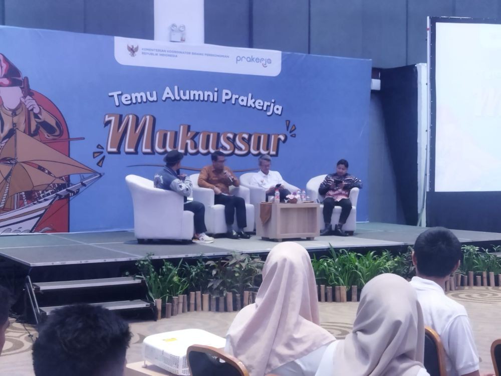 Peserta Prakerja Makassar Berbagi Pengalaman di Temu Alumni