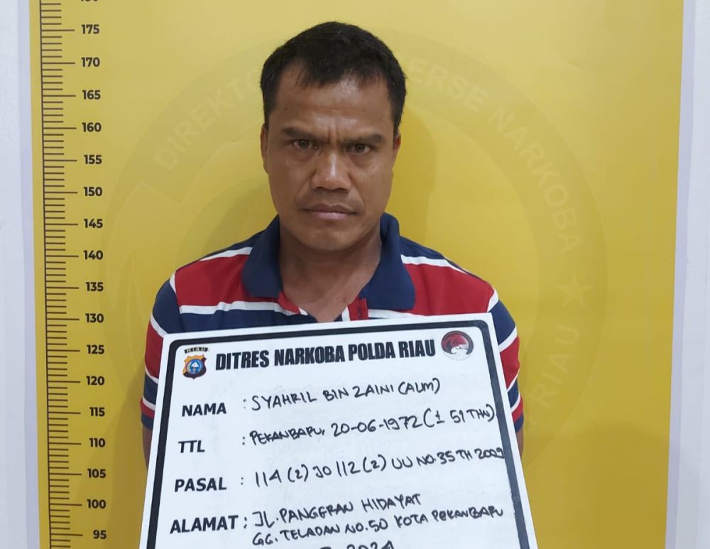 Dituding Jadi Beking, Polisi Obrak-abrik Kampung Narkoba di Pekanbaru