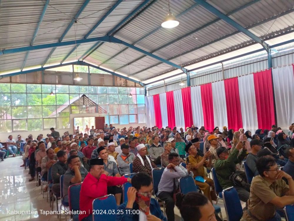 Soal Konflik Lahan TPL di Tapsel, Wabup: Tunggu Bupati Pulang Umrah