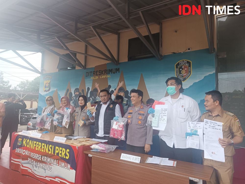 Polda Lampung Bongkar Prostitusi Indekos, Korban 5 Anak di Bawah Umur