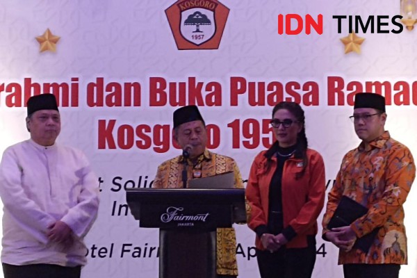 Kosgoro 1957 Deklarasi Dukung Airlangga Jadi Ketum Golkar 2024-2029