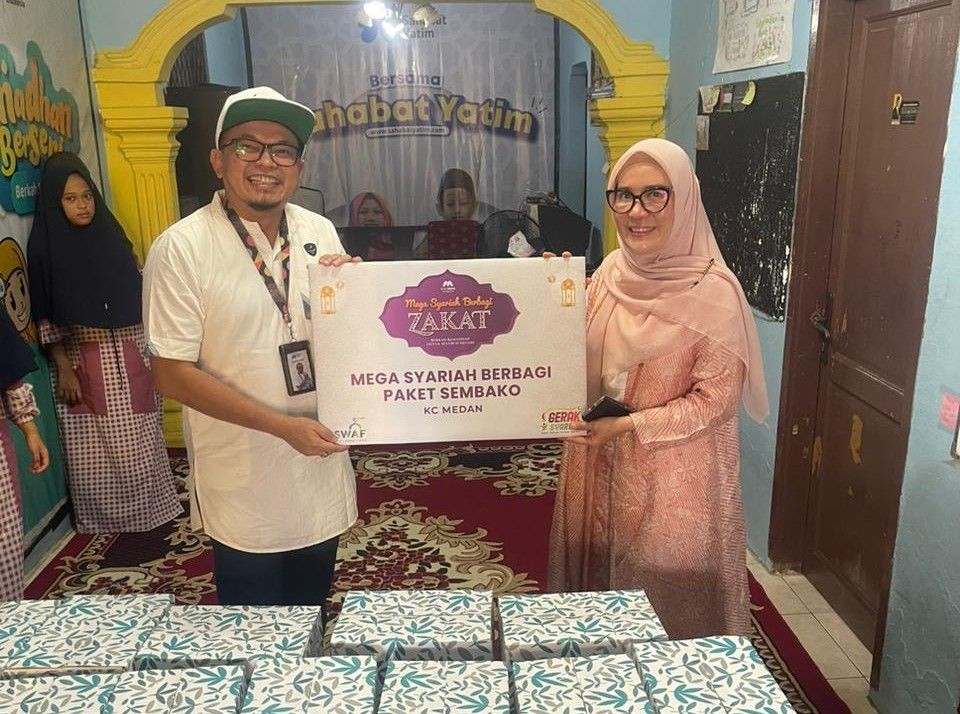 Bank Mega Syariah Salurkan 5.800 Paket Sembako di 41 Kota