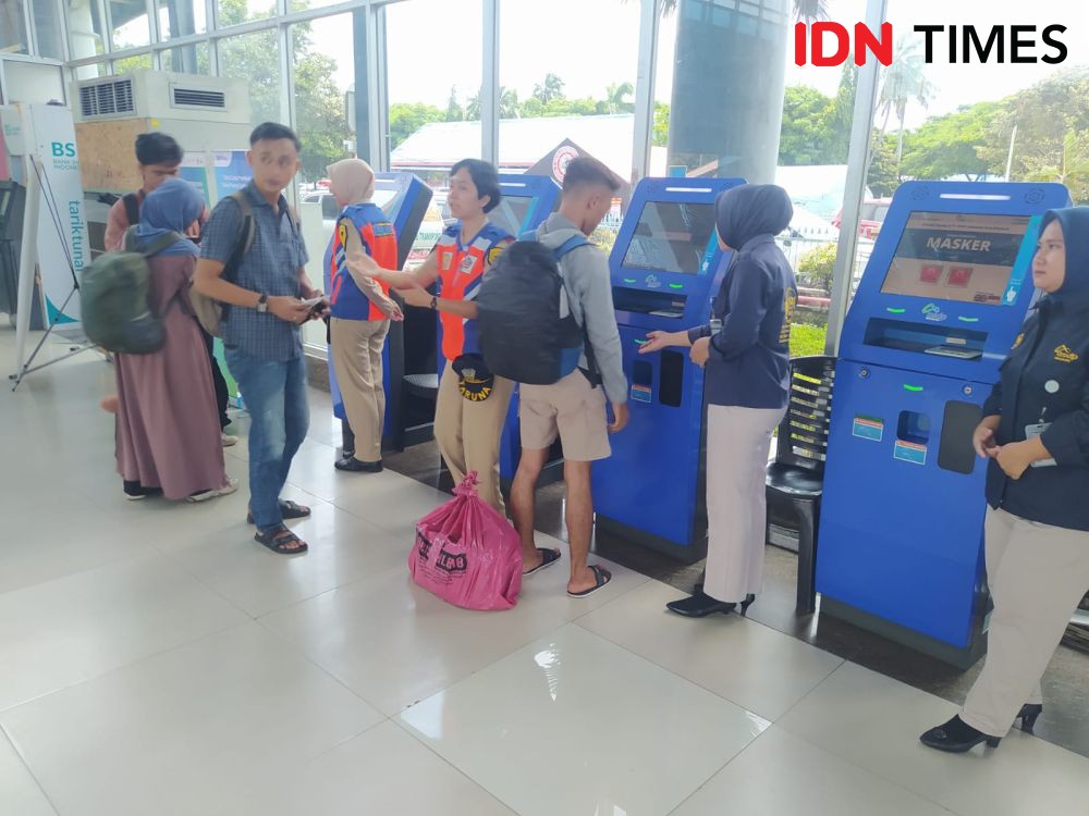 Arus Balik, Ada Screening Tiket Penyeberangan di Rest Area Tol Lampung
