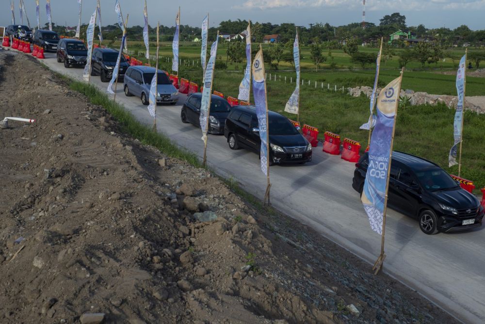 Jalur Fungsional Tol Jogja-Solo Beroperasi untuk Arus Balik