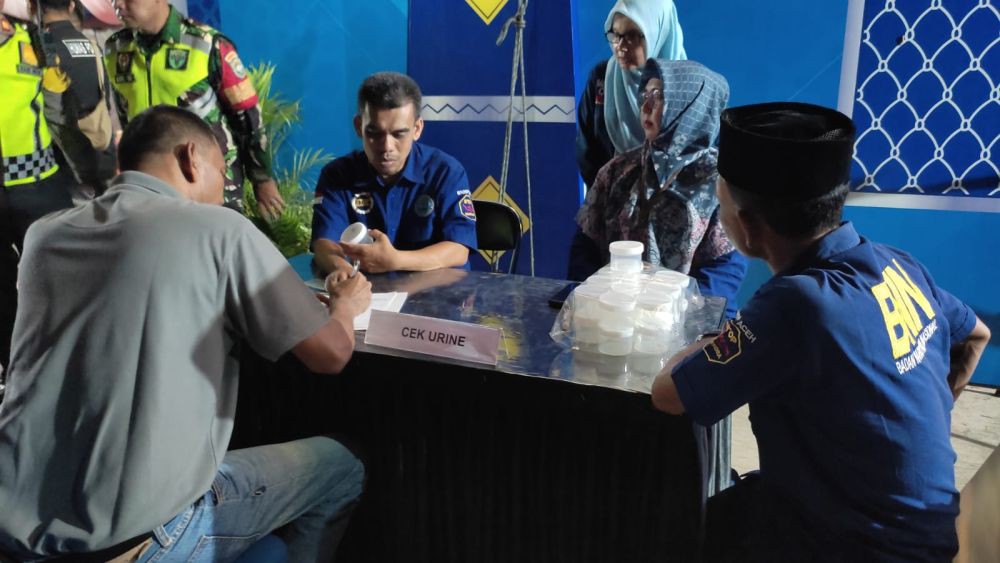 Tes Urine, Seorang Sopir Angkutan Umum di Aceh Positif Narkoba