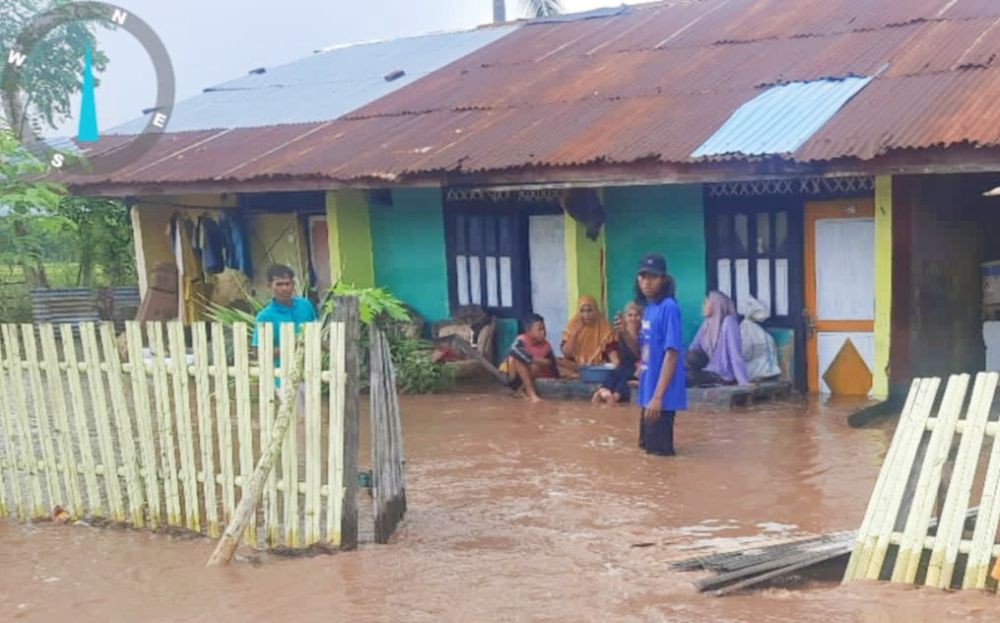 Ratusan Rumah dan Puluhan Hektare Sawah di Bima Diterjang Banjir
