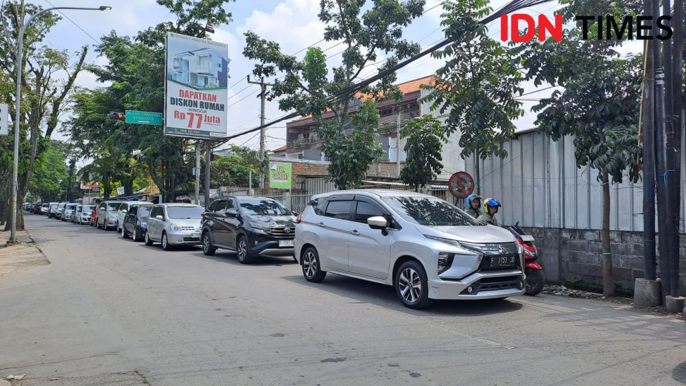 Lalu lintas Dalam Kota Bandung Macet Setelah Salat Idulfitri 2024