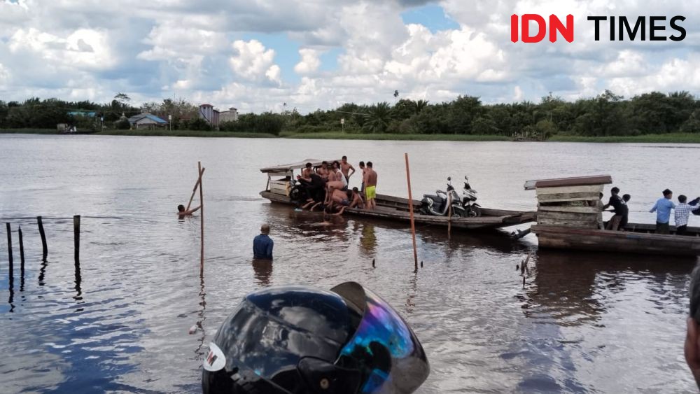 Kapal Klotok di Kubu Raya Tenggelam saat Bawa Penumpang