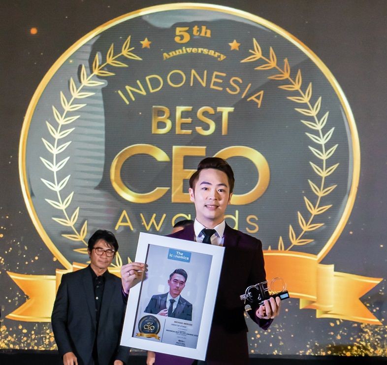 Pebisnis Muda, Michael Mercier Sabet Penghargaan Indonesia Best CEO 2024