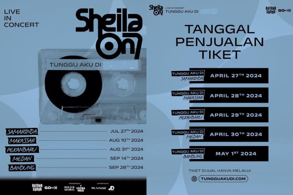 Hore! Sheila On 7 Konser di Medan 14 September 2024